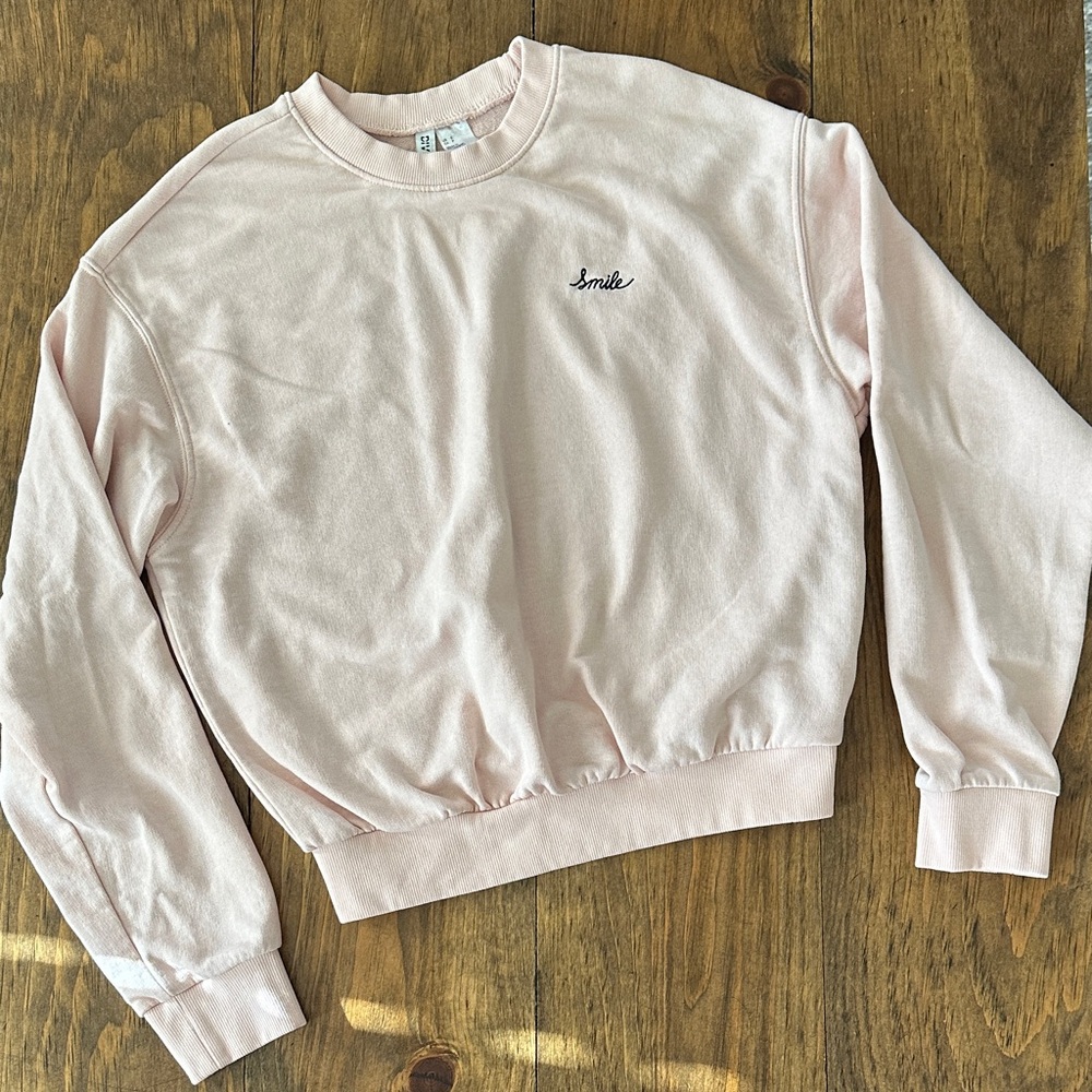 Pink smile Sweatshirt